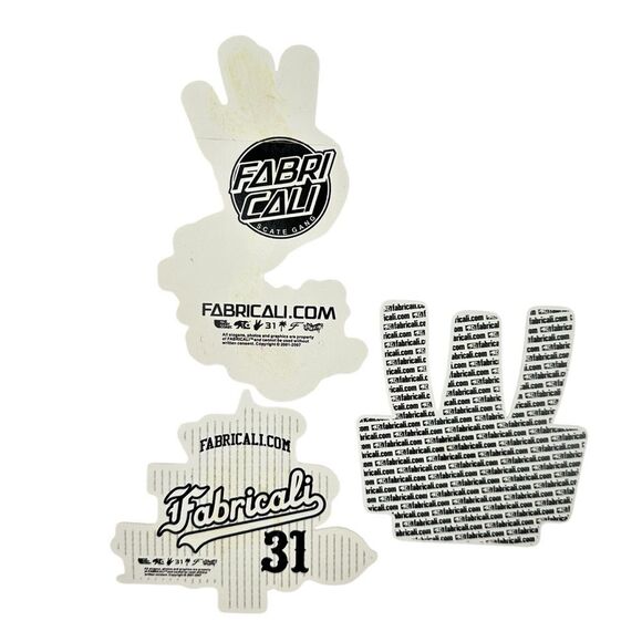 Fabricali Clothing Vintage West Coast Hip Hop 3 Stickers - Picture 2 of 2